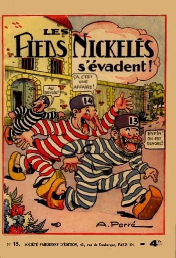 Couverture de l'album Les pieds Nickelés (2e série - 1929-1940) - 15. Les Pieds Nickelés s'évadent