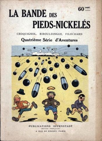 Couverture de l'album Les Pieds Nickelés (1re série - 1915-1917) - 4. Quatrième série d'Aventures