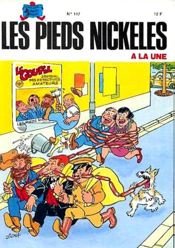 Couverture de l'album Les Pieds Nickelés (3e série - 1946-1988) - 117. Les Pieds Nickelés à la une