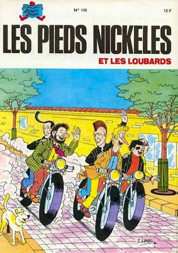 Couverture de l'album Les Pieds Nickelés (3e série - 1946-1988) - 119. Les Pieds Nickelés et les loubards