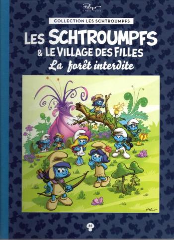 Couverture de l'album Les Schtroumpfs (Collection Hachette) - 61. La forêt interdite