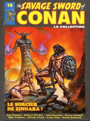 Couverture de l'album The savage sword of Conan - La collection - 18. Le sorcier de zingara !
