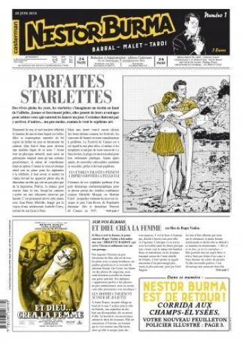 Couverture de l'album Nestor Burma - Corrida aux Champs-Élysées (Journal) - 1. Corrida aux Champs-Élysées - Numéro 1
