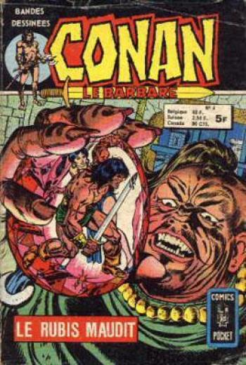 Couverture de l'album Conan (Artima Comics pocket) - 4. Le rubis maudit