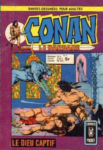 Couverture de l'album Conan (Artima Comics pocket) - 2. Le dieu captif
