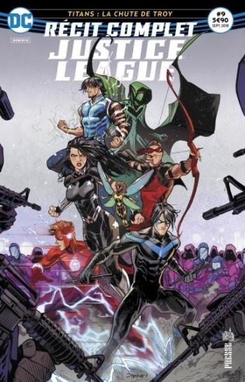 Couverture de l'album Justice League Rebirth - Récit Complet - 9. Titans : La chute de Troy