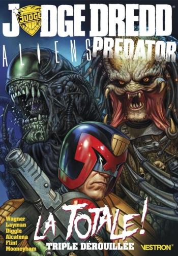 Couverture de l'album Vestron - 3. Judge Dredd / Aliens / Predator: La Totale ! Triple dérouillée