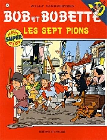 Couverture de l'album Bob et Bobette - 245. Les sept pions