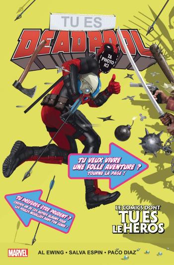 Couverture de l'album Tu es Deadpool - Le comics dont tu es le héros (One-shot)
