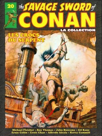 Couverture de l'album The savage sword of Conan - La collection - 20. Les Crocs du serpent