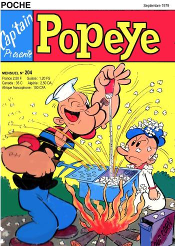 Couverture de l'album Popeye (Cap'tain présente) - 204. Pour l'amour d'Olive