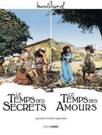 Couverture de l'album Marcel Pagnol en BD - COF. Le Temps des secrets / Le Temps des amours