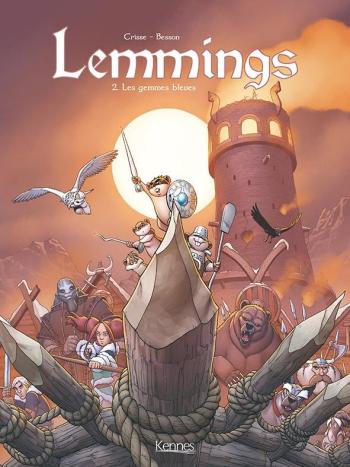 Couverture de l'album Lemmings - 2. Les gemmes bleues