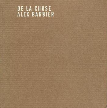 Couverture de l'album De la Chose (One-shot)