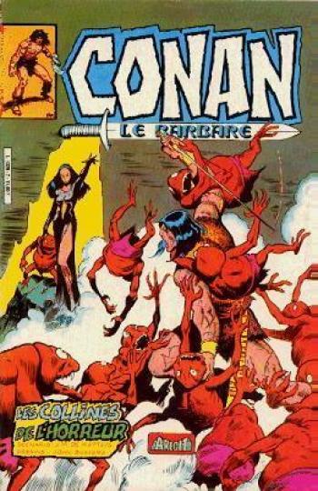 Couverture de l'album Conan le Barbare (2e série) - 7. Les Collines de l'horreur
