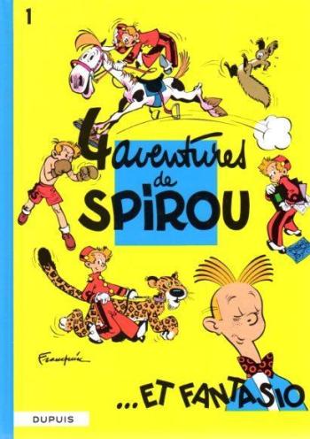 Couverture de l'album Spirou et Fantasio - 1. 4 aventures de Spirou