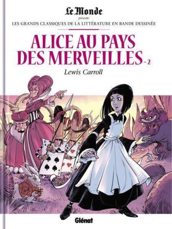 Couverture de l'album Les Grands Classiques de la littérature en BD (Le Monde) - 48. Alice au Pays des Merveilles 2 - Lewis Carroll