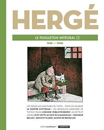 Couverture de l'album Hergé - Le Feuilleton intégral - 8. 1938 - 1940