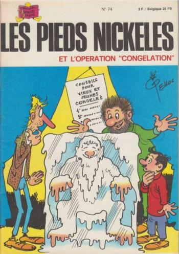 Couverture de l'album Les Pieds Nickelés (3e série - 1946-1988) - 74. Les pieds Nickelés et l'opération