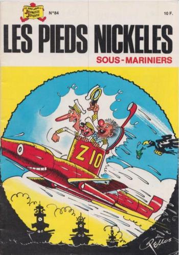 Couverture de l'album Les Pieds Nickelés (3e série - 1946-1988) - 84. Les Pieds Nickelés sous-mariniers