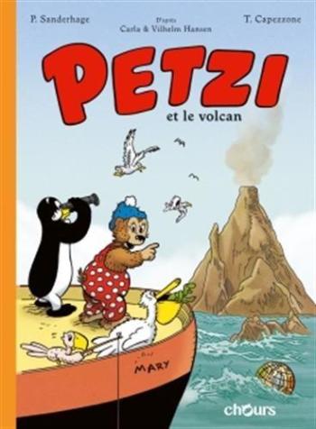 Couverture de l'album Petzi (Chours - Caurette) - 1. Petzi et le volcan
