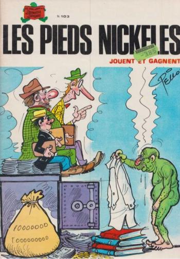 Couverture de l'album Les Pieds Nickelés (3e série - 1946-1988) - 103. Les Pieds Nickelés jouent et gagnent