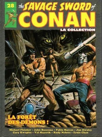 Couverture de l'album The savage sword of Conan - La collection - 28. La foret des démons