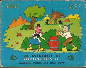 Couverture de l'album Sylvain et Sylvette (Albums Fleurette) - 33. compère l'ours est bien puni