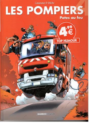 Couverture de l'album Les Pompiers - 4. Potes au feu
