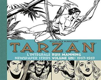 Couverture de l'album Tarzan (Intégrale des newspaper strips) - 1. 1967-1969