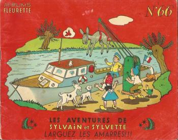 Couverture de l'album Sylvain et Sylvette (Albums Fleurette) - 66. Larguez les amarres!!!