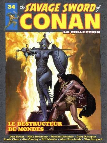 Couverture de l'album The savage sword of Conan - La collection - 34. Le destructeur de mondes