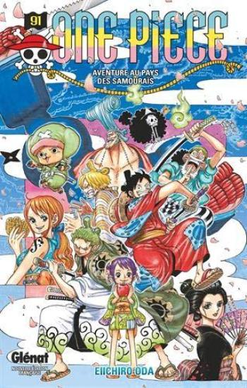 Couverture de l'album One Piece - 91. Aventure au pays des samouraïs
