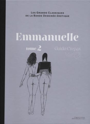 Couverture de l'album Les Grands Classiques de la bande dessinée érotique (Collection Hachette) - 6. Emmanuelle - Tome 2