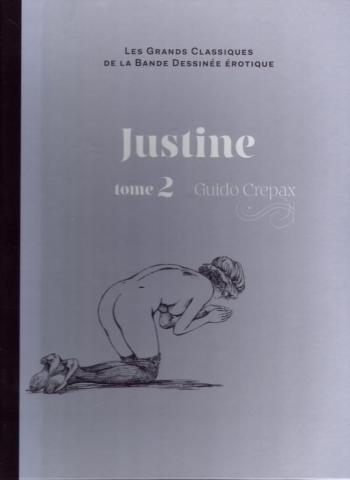 Couverture de l'album Les Grands Classiques de la bande dessinée érotique (Collection Hachette) - 65. justine 2