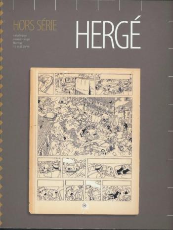 Couverture de l'album Hergé (Revue) - HS. Catalogue Namur 10 mai 2009