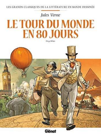 Couverture de l'album Les Grands Classiques de la littérature en BD (Glénat) - 1. Le Tour du Monde en 80 Jours