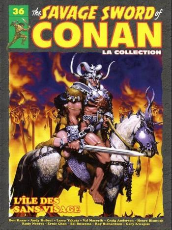 Couverture de l'album The savage sword of Conan - La collection - 36. L’île des sans visage