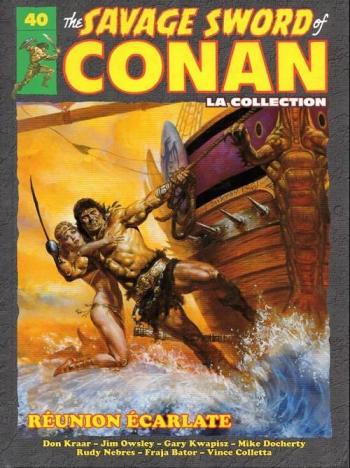 Couverture de l'album The savage sword of Conan - La collection - 40. Réunion écarlate
