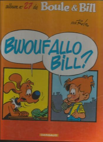 Couverture de l'album Boule & Bill - 24. bwouf allo bill
