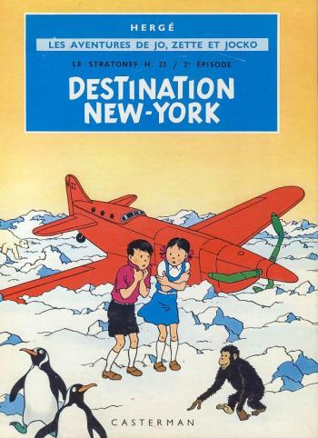 Couverture de l'album Les aventures de Jo, Zette et Jocko - 2. Le Stratonef H.22(2)-Destination New-York