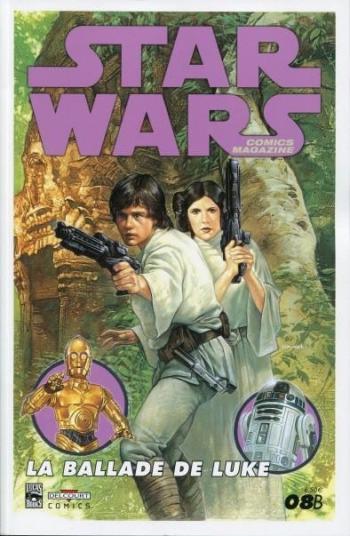 Couverture de l'album Star Wars Comics Magazine - 108. La Ballade De Luke (couv. 8B)