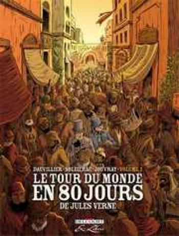 Couverture de l'album Le Tour du monde en 80 jours (Delcourt) - 1. Le Tour du monde en 80 jours - Tome 1