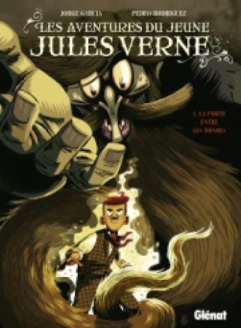Couverture de l'album Les Aventures du jeune Jules Verne - 1. La Porte entre les mondes