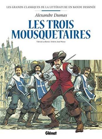 Couverture de l'album Les Grands Classiques de la littérature en BD (Glénat) - 2. Les Trois Mousquetaires