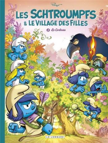 Couverture de l'album Les Schtroumpfs & le village des filles - 3. Le Corbeau