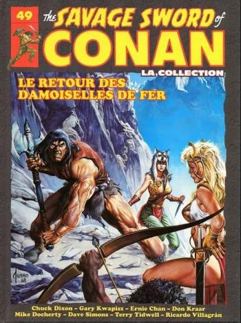 Couverture de l'album The savage sword of Conan - La collection - 49. Le retour des demoiselles de fer