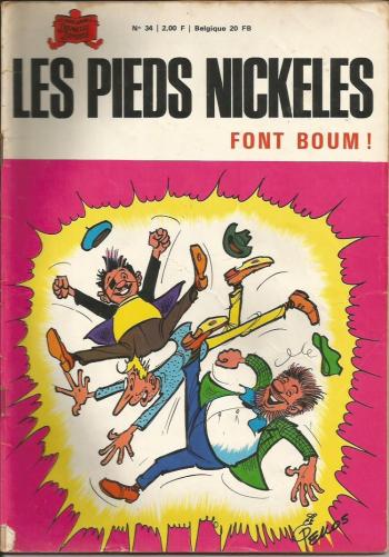 Couverture de l'album Les Pieds Nickelés (3e série - 1946-1988) - 34. Font boum!