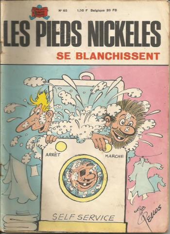 Couverture de l'album Les Pieds Nickelés (3e série - 1946-1988) - 65. Se blanchissent