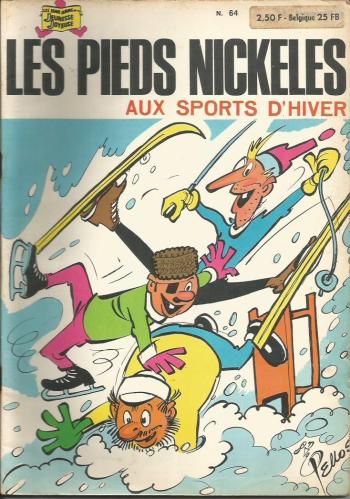 Couverture de l'album Les Pieds Nickelés (3e série - 1946-1988) - 64. Aux sports d'hiver